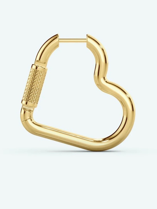STUDIOCULT Jewelry - STUDIOCULT Mini Heart Carabiner Earrings